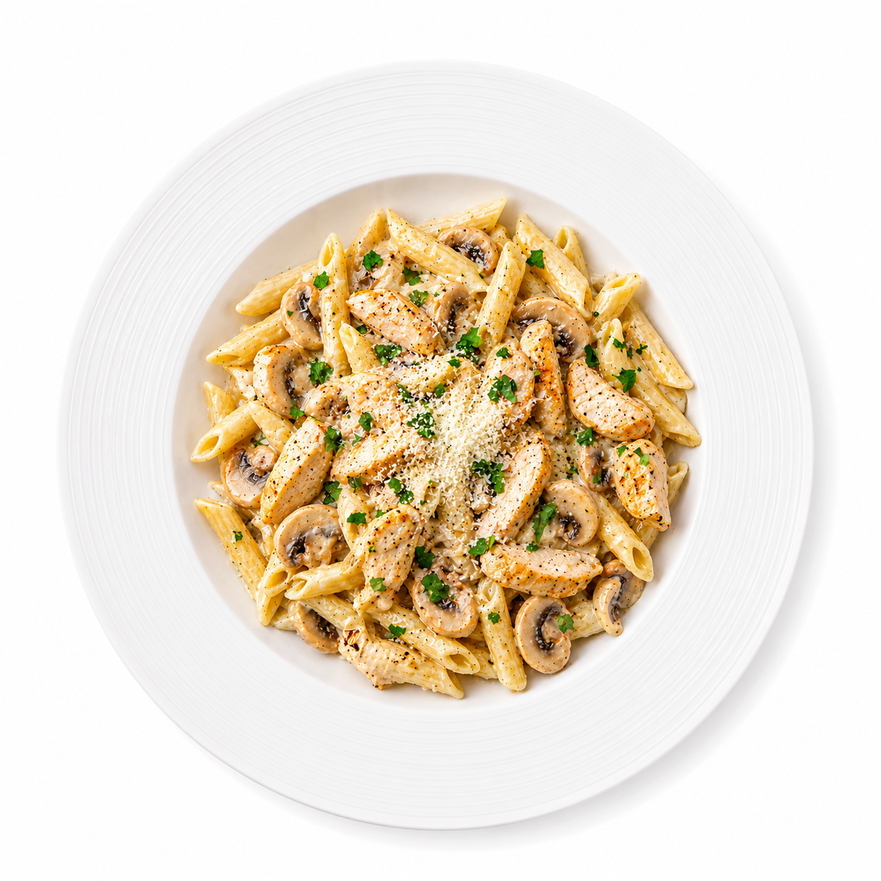 Penne au poulet a Marrakech
