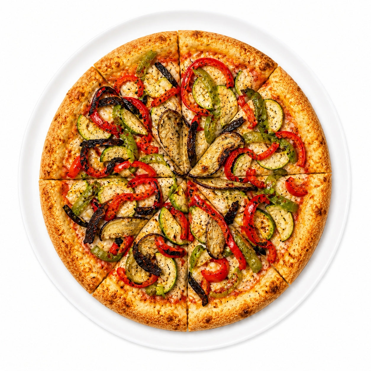 Pizza végétarienne a Marrakech
